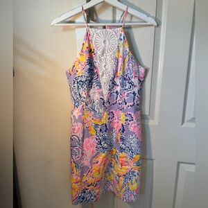 Lilly purple shift dress